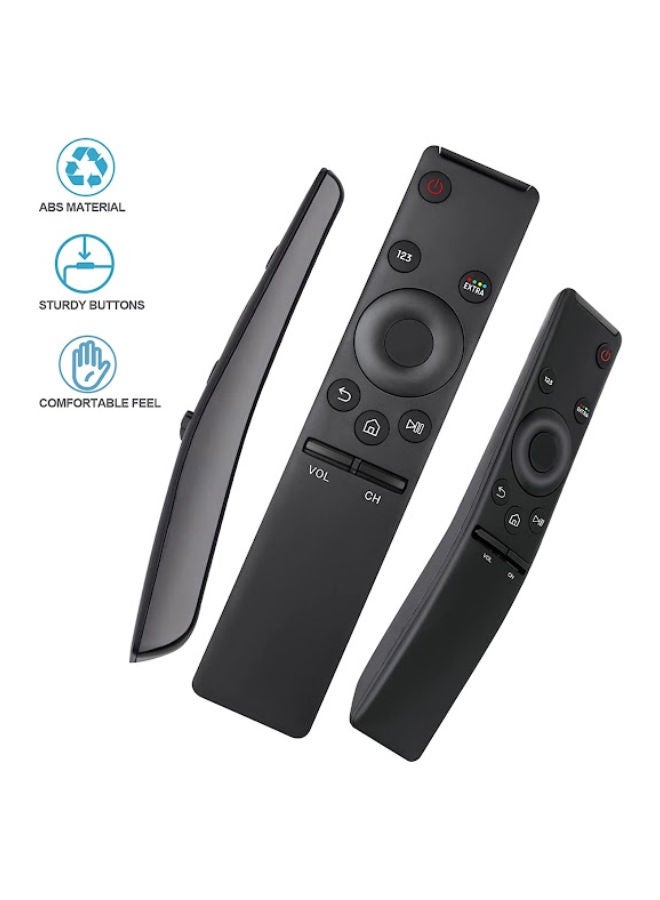 Generic - Remote Control For Samsung Smart Tv Lcd Qled 4K Hdr Screen With Basic Video Buttons From Netflix Black - Image 1
