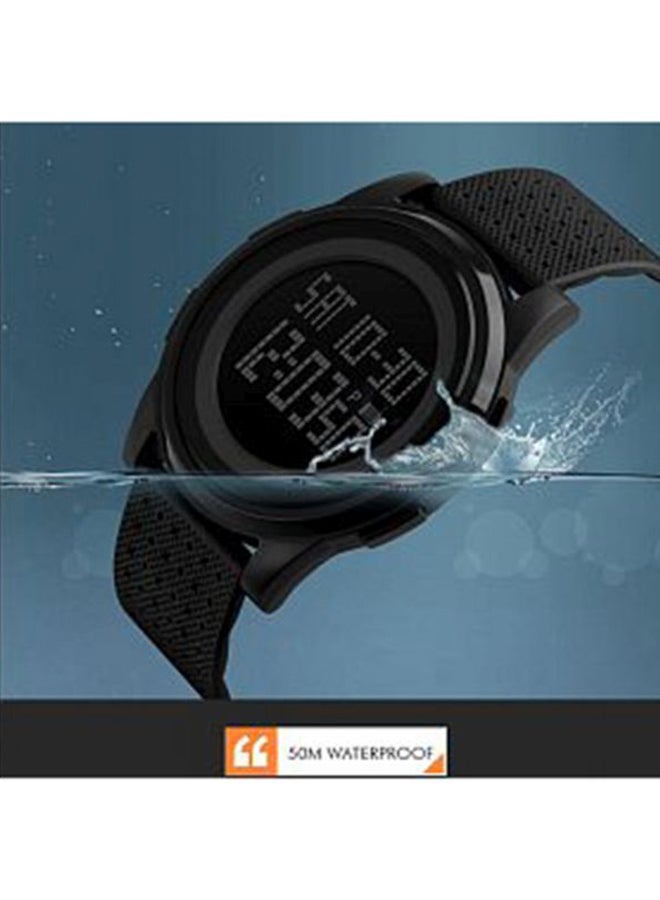 SKMEI Men's Water Resistant Digital Watch J1633B - 45 mm - Black  - Image 3