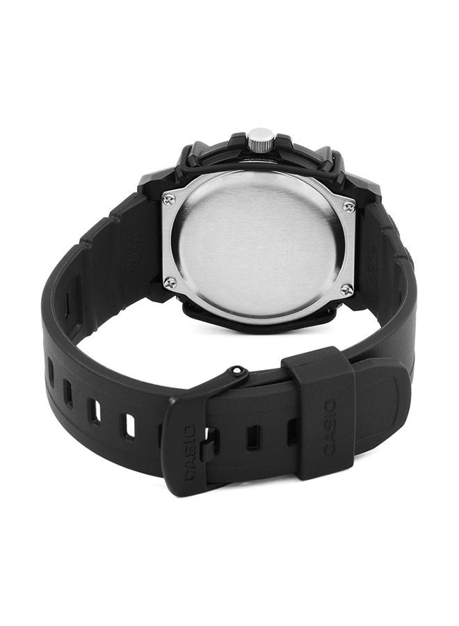 CASIO Men's Silicone Analog Wrist Watch HDA-600B-1BVDF - 41 mm - Black  - Image 2