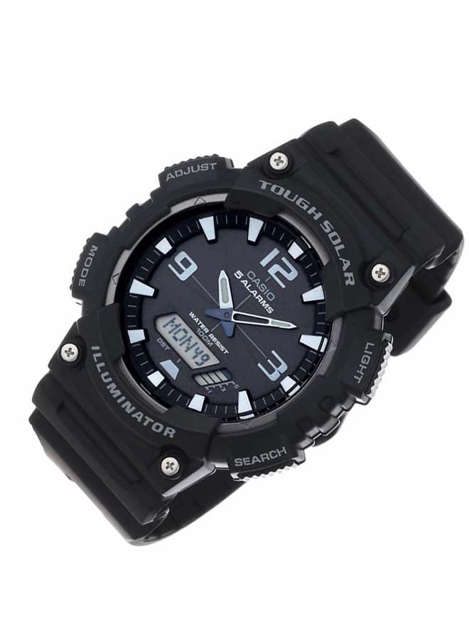 CASIO Men's Resin Analog & Digital Wrist Watch AQ-S810W-1AVDF - 52 mm - Black - Image 3
