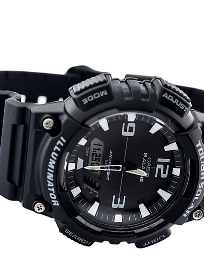 CASIO Men's Resin Analog & Digital Wrist Watch AQ-S810W-1AVDF - 52 mm - Black - Image 5