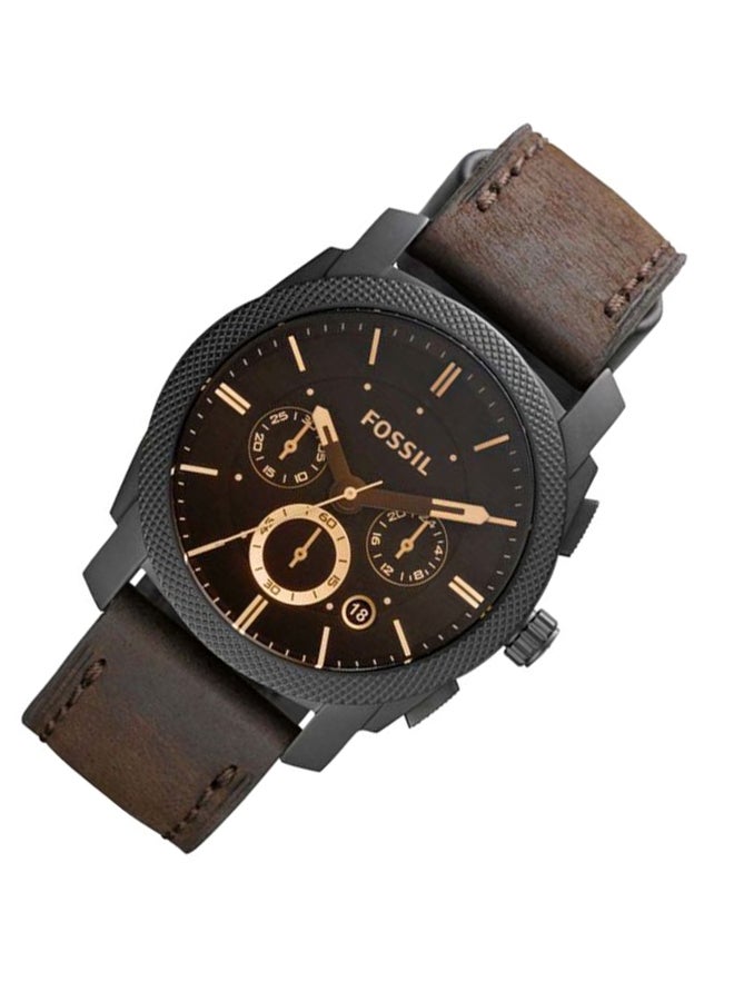 FOSSIL men Machine Chronograph Watch FS4656IE - 42 mm - Brown  - Image 4