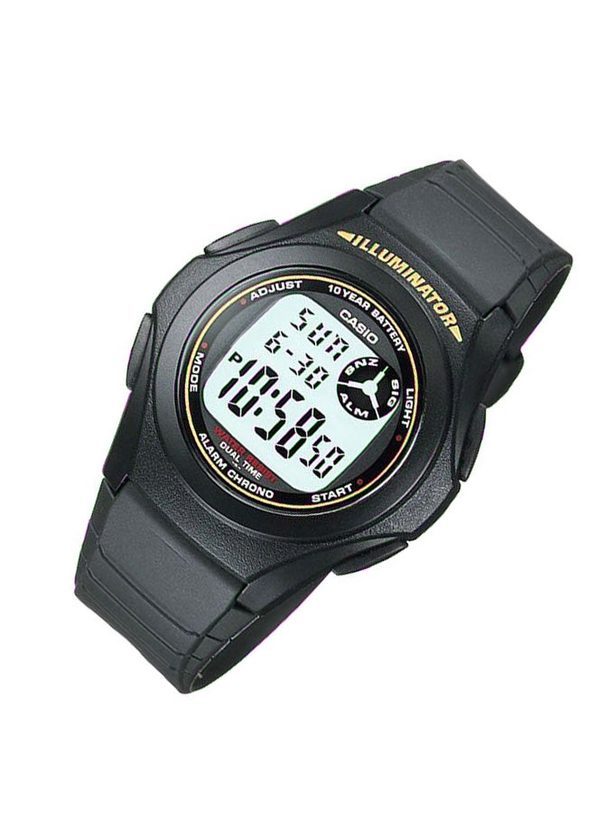 CASIO Men's Digital Quartz Watch F-200W-9ADF  Black - Image 3