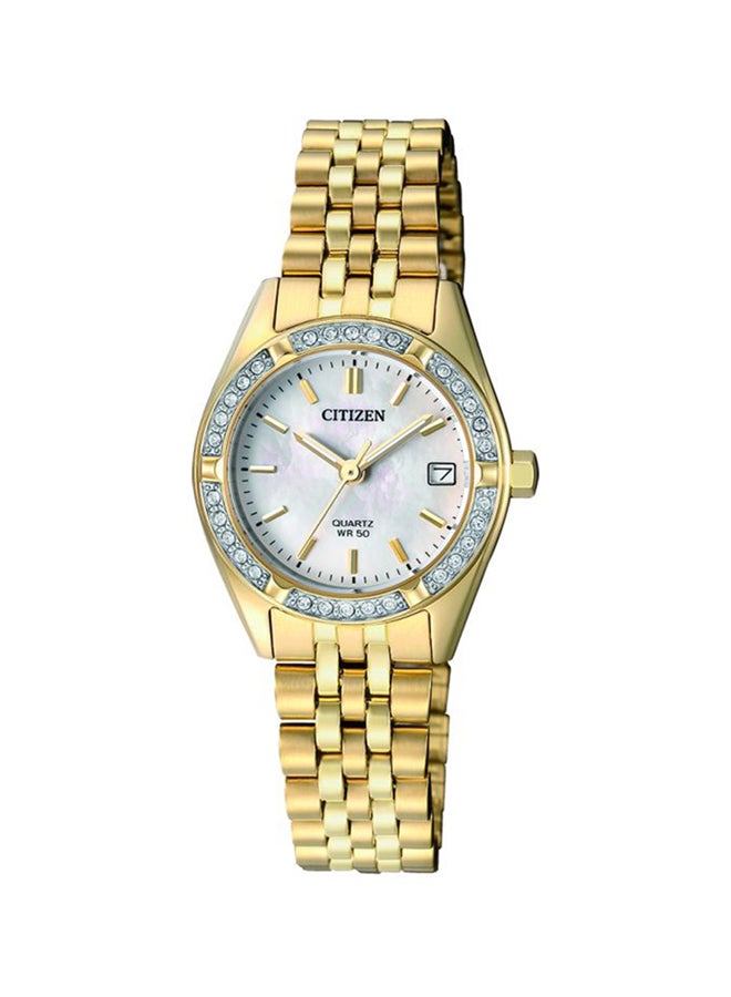 CITIZEN - Women's Analog Quartz Wo Watch With Date And Crystals - EU6062-50D - Image 1