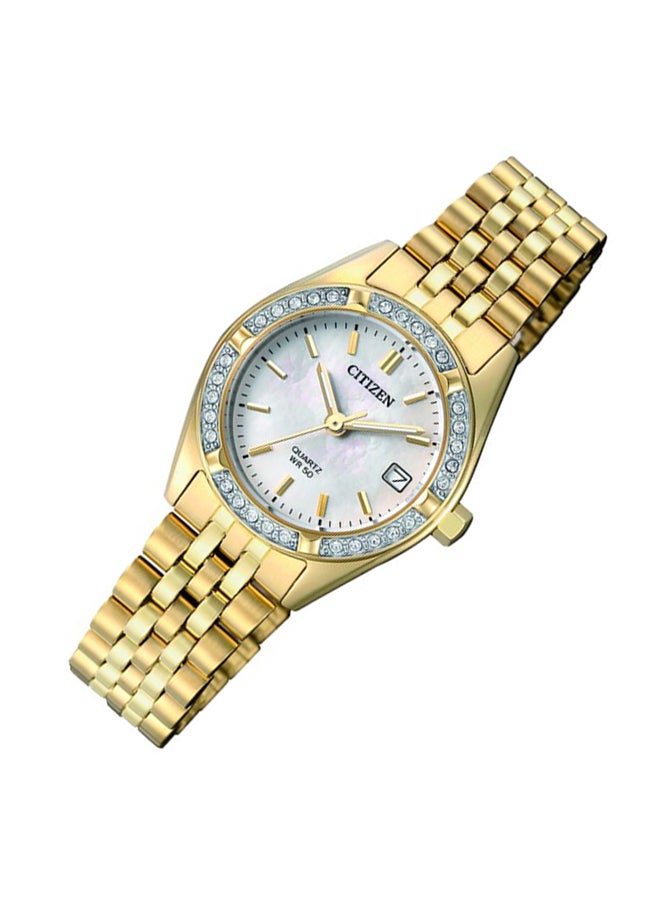 CITIZEN - Women's Analog Quartz Wo Watch With Date And Crystals - EU6062-50D - Image 1