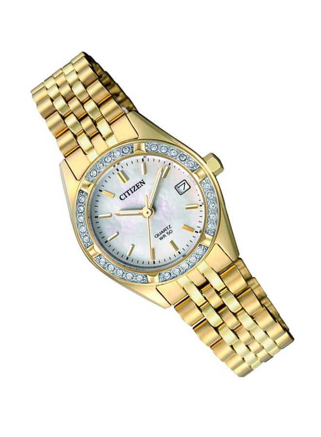 CITIZEN - Women's Analog Quartz Wo Watch With Date And Crystals - EU6062-50D - Image 1