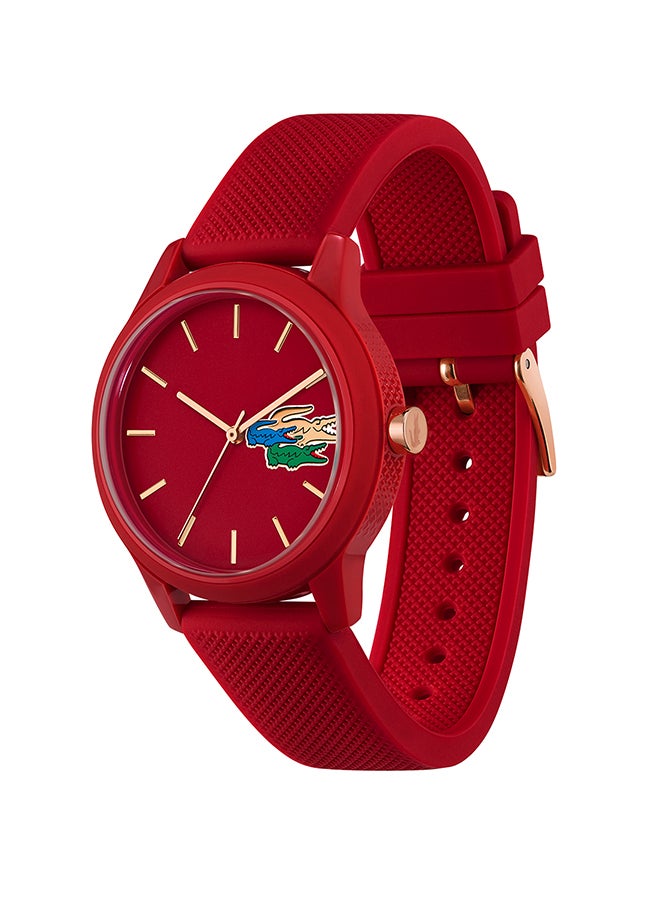 Women's 12.12 Ladies Red Dial Watch - 2001184 - v1680615854/N52059752A_3