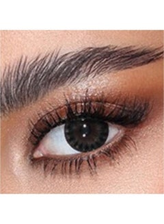 أمارا women Monthly Disposable Colored Contact Lenses Dark Night  - Image 1