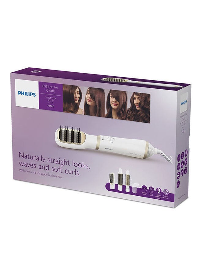 Philips Essential Care Air Styler Hot Air Brush HP8663/00 800 Watt White  - Image 2