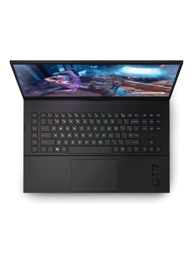 HP - OMEN Gaming Laptop With 17.3-Inch Display, Core i7-12700H Processor/32GB RAM/1TB SSD/8GB Nvidia GeForce RTX 3070 Ti Graphics Card/Windows 10 Home With HDMI Cable English Black - Image 1