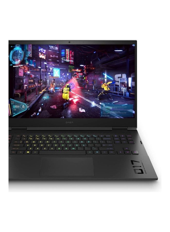 HP - OMEN Gaming Laptop With 17.3-Inch Display, Core i7-12700H Processor/32GB RAM/1TB SSD/8GB Nvidia GeForce RTX 3070 Ti Graphics Card/Windows 10 Home With HDMI Cable English Black - Image 1