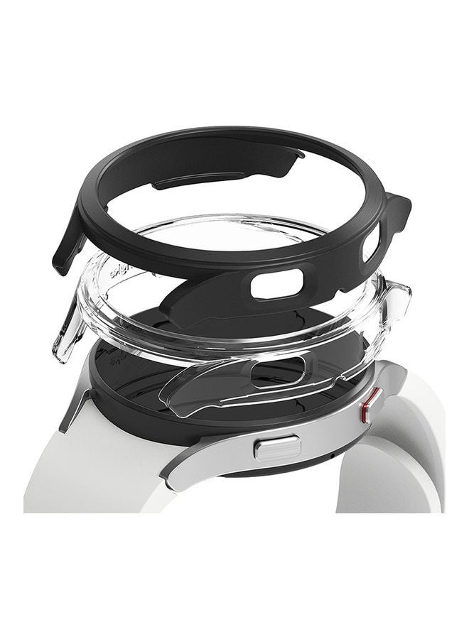 رينجك حافظة رفيعة متوافقة مع ساعة جالكسي ووتش 4 44 مم 2 حزمة تغطية شاملة واقية من الصدمات - Image 1