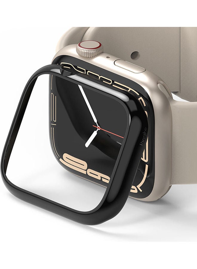 رينجك إطار حلقة لساعة آبل 7 41 مم من الفولاذ المقاوم للصدأ مع لصق مضاد للخدش - Image 1