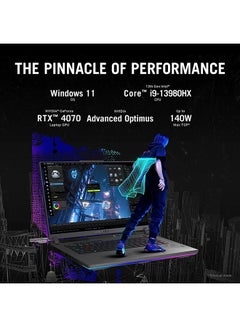 كمبيوتر محمول للألعاب ROG Strix G16 مزود بشاشة FHD WUXGA 165 هرتز ومعالج Intel Core i9-13980HX وذاكرة وصول عشوائي سعة 32 جيجابايت ومحرك أقراص SSD سعة 2 تيرابايت وبطاقة رسومات NVIDIA GeForce RTX 4070 GDDR6 سعة 8 جيجابايت ونظام تشغيل Windows 11 - v1680678564/N53398880A_5