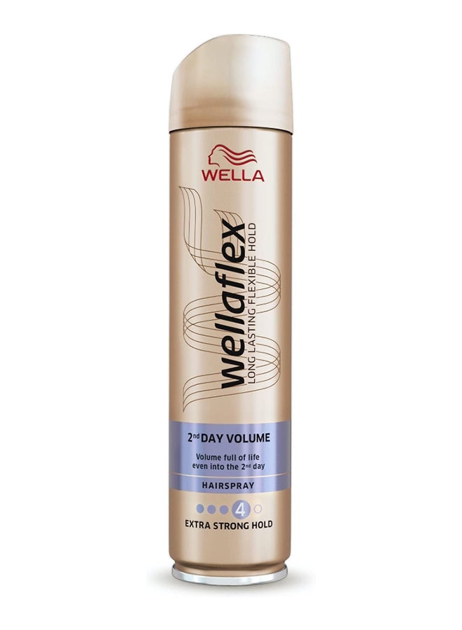 WELLA 2nd Day Volume Strong Hold Hairspary 250ml  - Image 1
