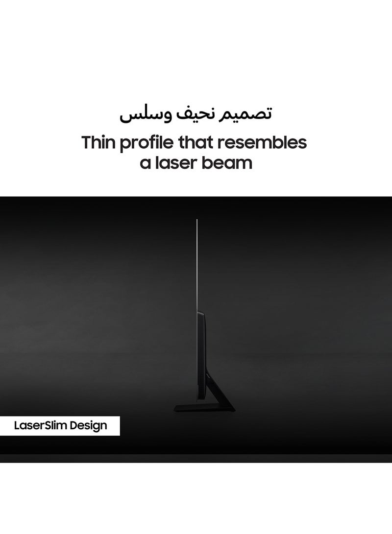 Samsung - 55 Inch OLED Smart TV LaserSlim Design Motion Xcelerator Turbo Pro OLED 4K 2023 QA55S90CAUXZN Titan Black - Image 1