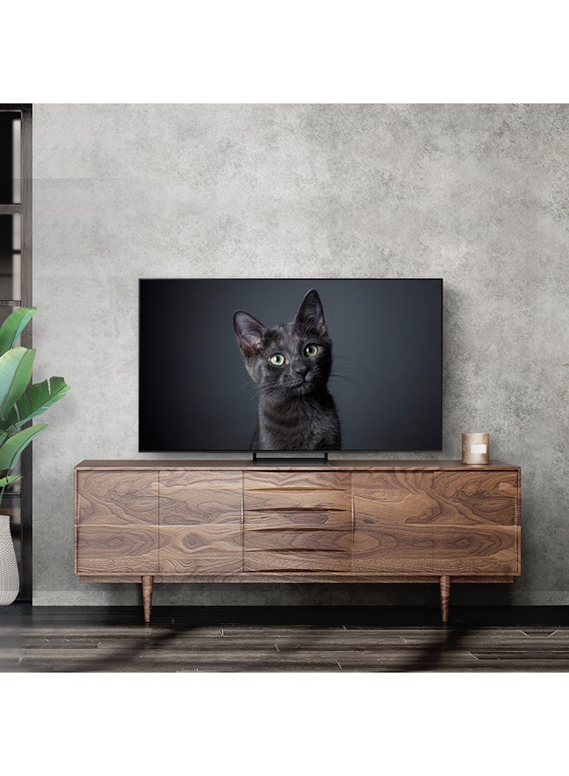 Samsung - 55 Inch OLED Smart TV LaserSlim Design Motion Xcelerator Turbo Pro OLED 4K 2023 QA55S90CAUXZN Titan Black - Image 1