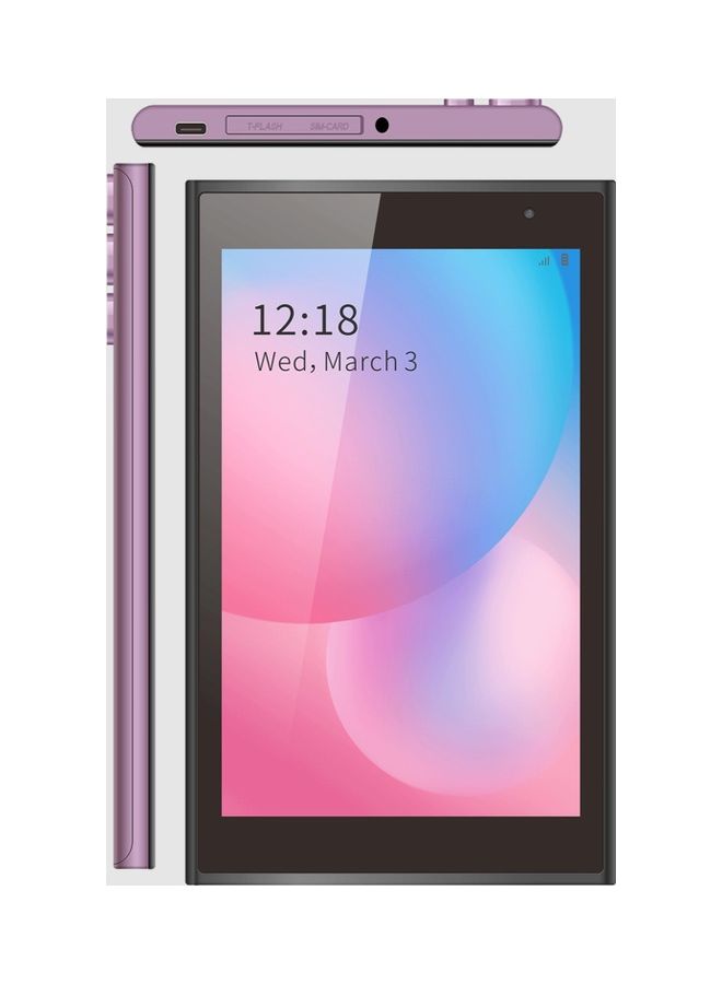 C idea - CM522 Smart 7" Tablet 5G Android Tab With 4GB RAM 64GB Quad-Core Processor 5G Single SIM Wi-Fi Zoom Supported Face Unlock Tablet PC (Purple) - Image 1