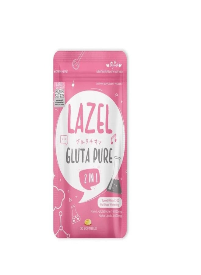 Lazel Gluta Pure 2-In-1 Glutathione Anti Aging Softgels