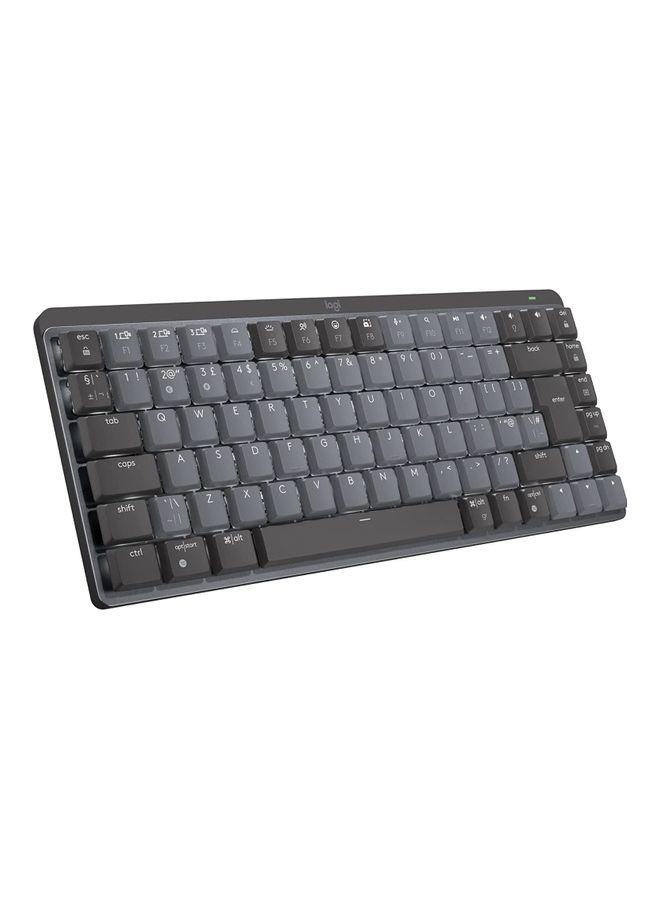 Logitech - Mx Mechanical Mini Wireless Illuminated Keyboard Backlit Bluetooth Usb-C Macos Windows Linux Ios Android Metal Clicky Switches Graphite - Image 1
