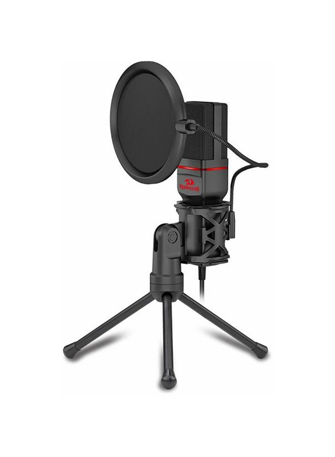 REDRAGON - GM100 Professional Studio Condenser Microhone Computer PC MC Kit with 3.5mm XLR/Pop Filter/Tripod Stand/Shock Mount for Gaming Streaming Recording Podcasting Broadcasting - Image 1