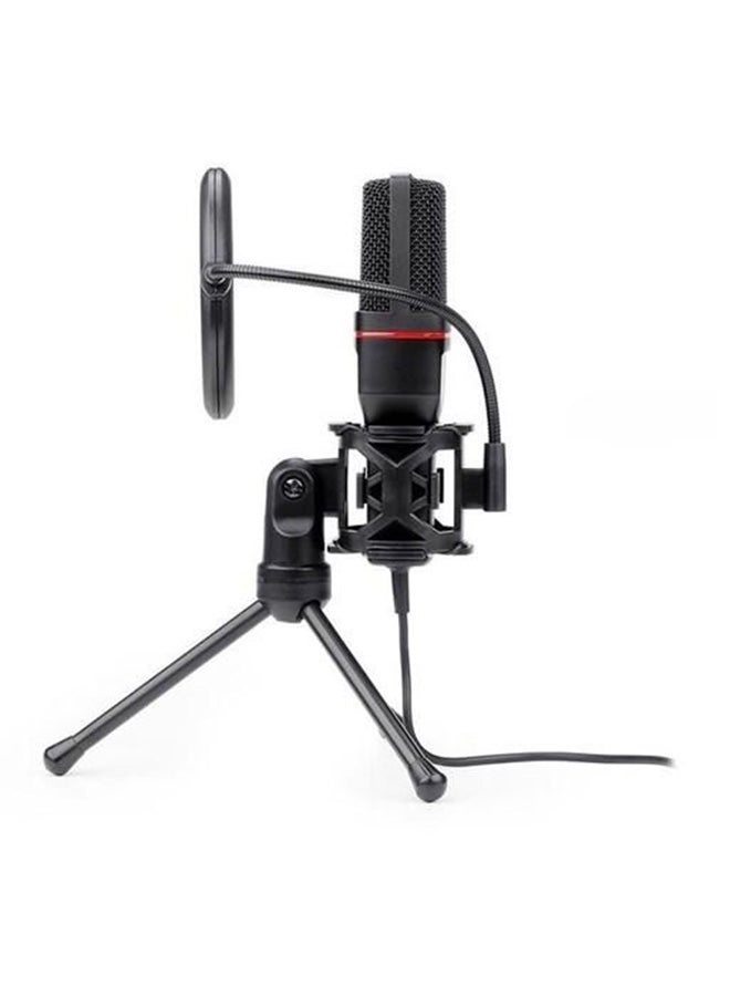 REDRAGON - GM100 Professional Studio Condenser Microhone Computer PC MC Kit with 3.5mm XLR/Pop Filter/Tripod Stand/Shock Mount for Gaming Streaming Recording Podcasting Broadcasting - Image 1