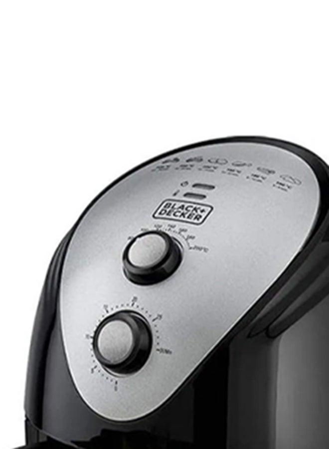 BLACK+DECKER - Air Fryer with 1.1KG, Anti Stick, with Rapid Air Convection Technology  (Suitable for 3-5 People) 3.5 L 1500 W AF150-B5 Black/Grey - Image 1