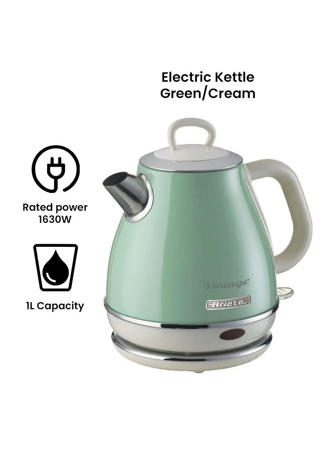 أريتي غلاية ذات تصميم كلاسيكي 1.0 L 1630.0 W 2868 أخضر/كريمي  - Image 2
