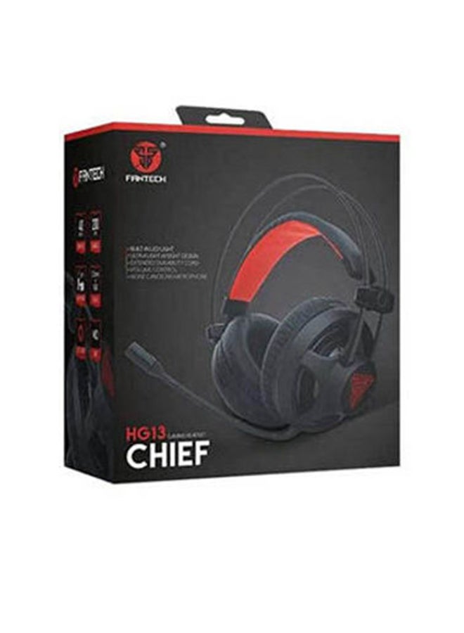 FANTECH - FANTECH HG13 CHIEF Gaming Headset With 2 Jacks for computer & USB for LED LIGHT - Image 1