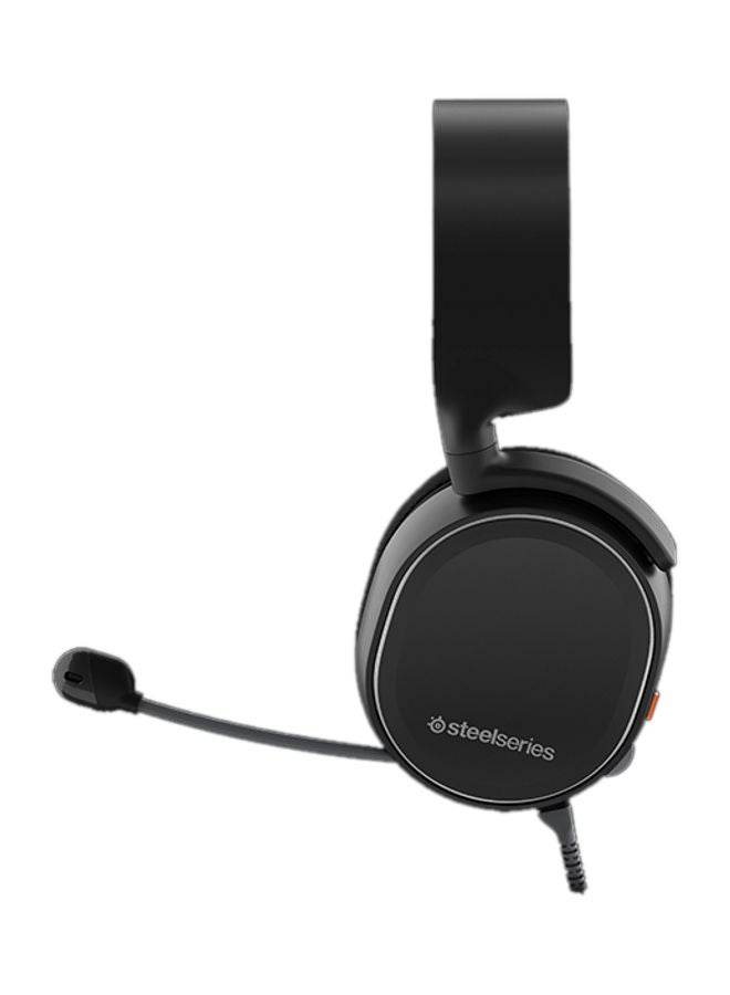 SteelSeries Arctis 3 Console Stereo Wired Gaming Headset, Black
