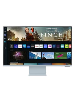 32 inch M8 4K UHD Flat Monitor, With Smart TV Experience and Camera, Max 60Hz Refresh Rate, 4ms Gtg Response Time, 16:9 Aspect Ratio, HDR10, IoT Hub, USB-C, Micro HDMI, LS32BM80BUMXU Daylight Blue