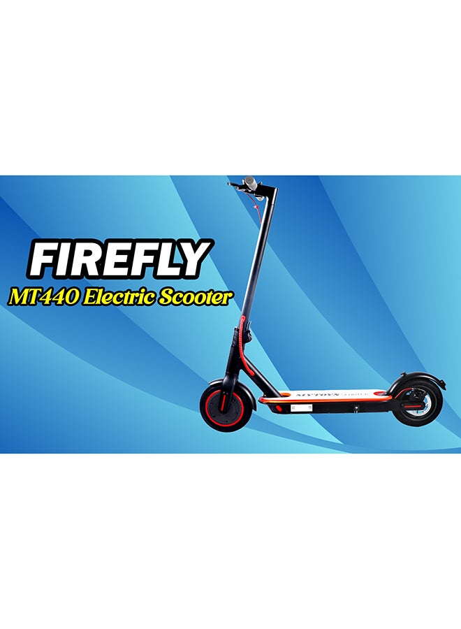 MYTOYS - MT440 High Speed Foldable Electric 3 Speed Modes Scooter With Colorful LED Lights App Control, Lighting Standing Pad, Quick Easy Folding 45km/h Speed 25km Range 350W Motor 7800mah High Capacity Battery 109x14x52cm - Image 1