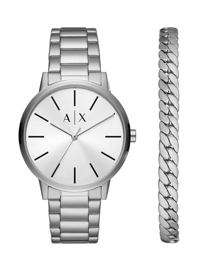 Armani Exchange - Men's Analog Round Shape Stainless Steel Wrist Watch AX7138SET 42 mm - Image 1