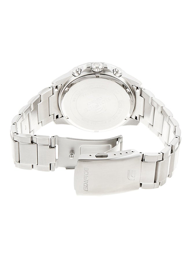 كاسيو ساعة يد إديفيس كرونوغراف طراز EFR-526D-7AVUDF - قياس 49 مم - فضي للرجال - Image 2