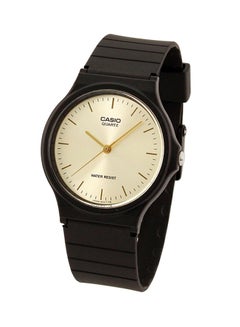 Women's Water Proof Resin Analog Watch MQ-24-9E - 38 mm - Black