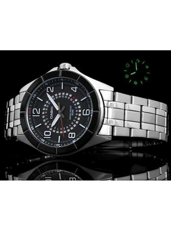 CASIO - Men's Analog Wrist Watch MTF-118BD-1AVDF - 46 mm - Silver - Image 1