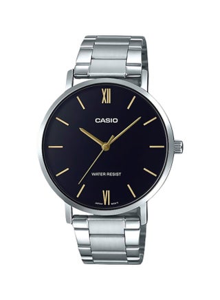 Men's Water Resistant Analog Watch MTP-VT01D-1BUDF - 40 mm - Silver - v1680776396/N32399289A_1