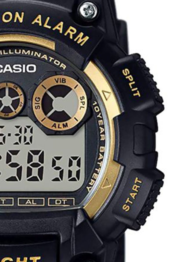 CASIO Men's Water Resistant Digital Watch W-735H-1A2VDF - 47 mm - Black - Image 5