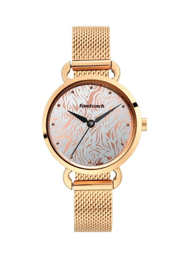 fastrack Women's Animal Print Stainless Steel Watch  Wo 6221WM01  - Image 1