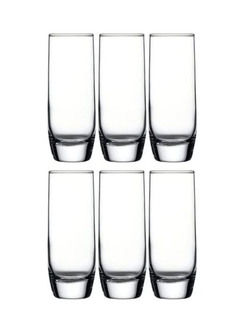 Pasabahce Large Juice Cups Set Of 6 - Bolero- 320 Ml - Turkey Origin Clear