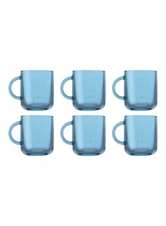 Pasabache Colored Tea Mug Set Of 6 Mug- 245 Ml -Suitable For Hot And Cold Drinks-Turkey Origin Turquoise - v1680786190/N53399290A_1