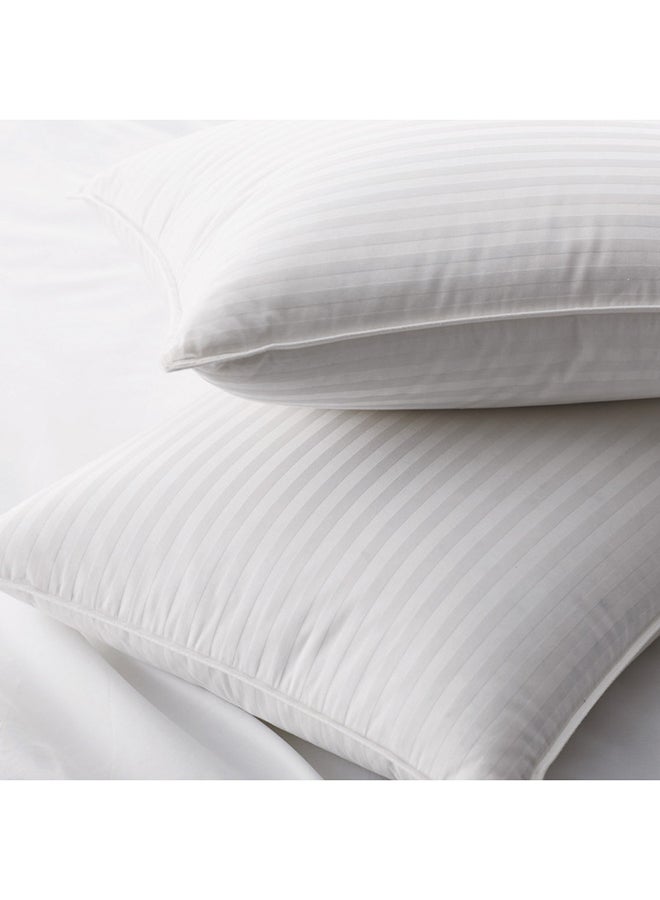 Hotel Linen Klub 2-Piece Hotel Soft Pillow Set Polyester White 50x75cm  - Image 5