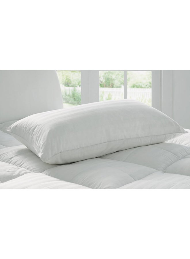 Hotel Linen Klub - 2-Piece Hotel Soft Pillow Set Polyester White 50x75cm - Image 1