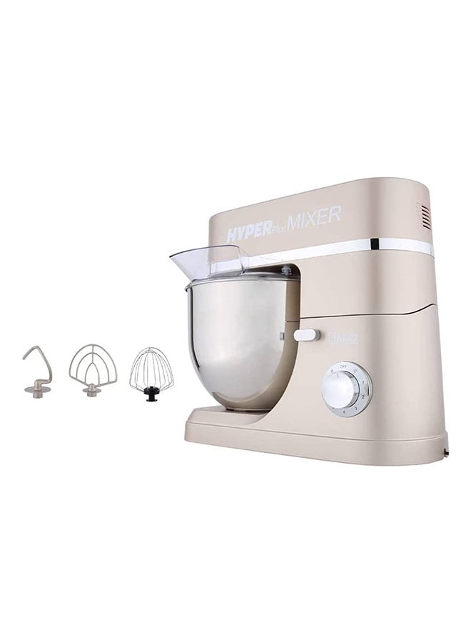 جانو عجان هايبر جانو 1200 واط 7 لتر متعدد الوظائف 5 سرعات مختلفة عجانة خلاط 7.0 L 1200.0 W E02206 بيج - Image 4