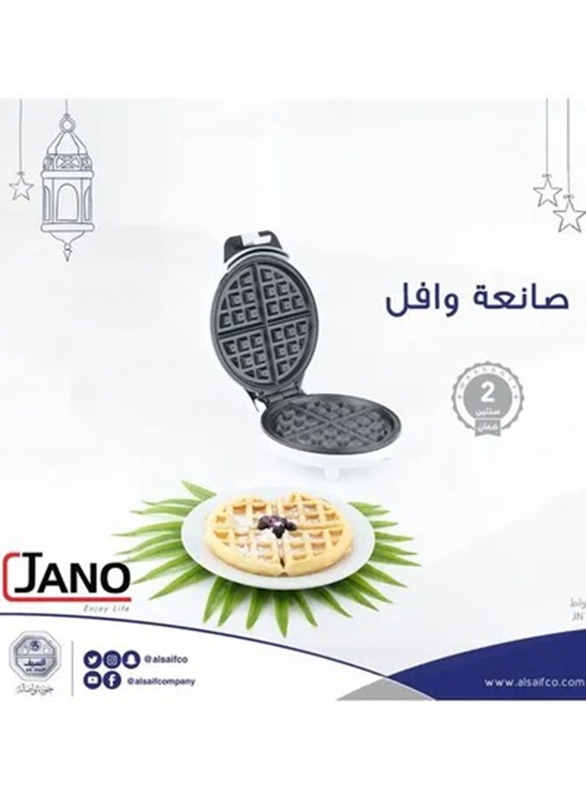 جانو - ماكينة صنع الوافل الكهربائية 700.0 W JN1363 أبيض - Image 1
