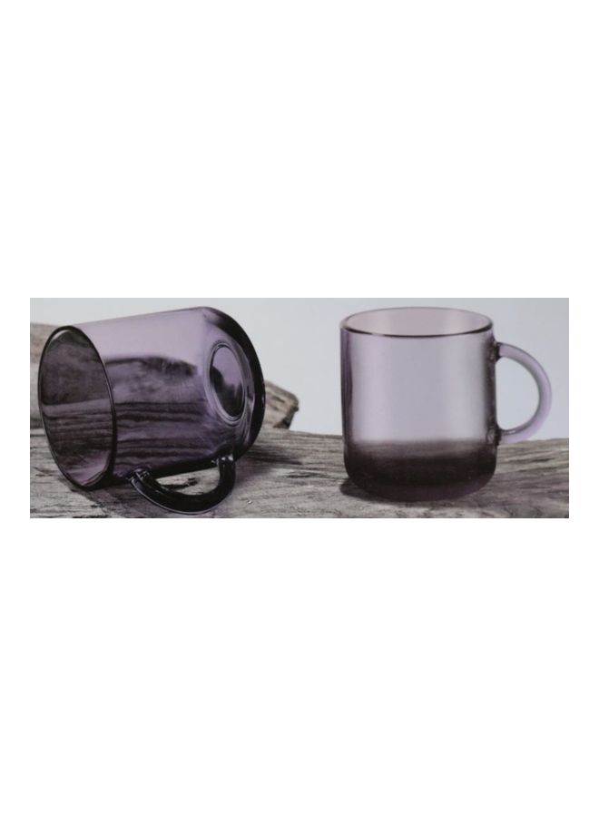 Pasabahce - Pasabache Colored Tea Mug Set Of 6 Mug 245 Ml -Suitable For Hot And Cold Drinks Turkey Origin Pink - Image 1