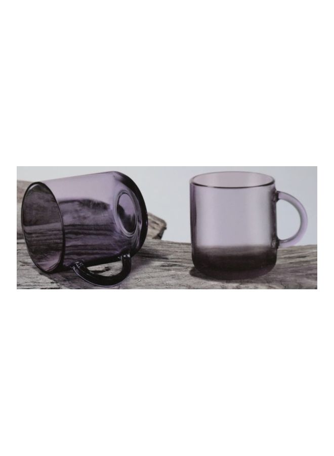 Pasabahce Pasabahce Colored Tea Mug Set Of 6 Mug- 245 Ml -Suitable For Hot And Cold Drinks-Turkey Origin Purple  - Image 3
