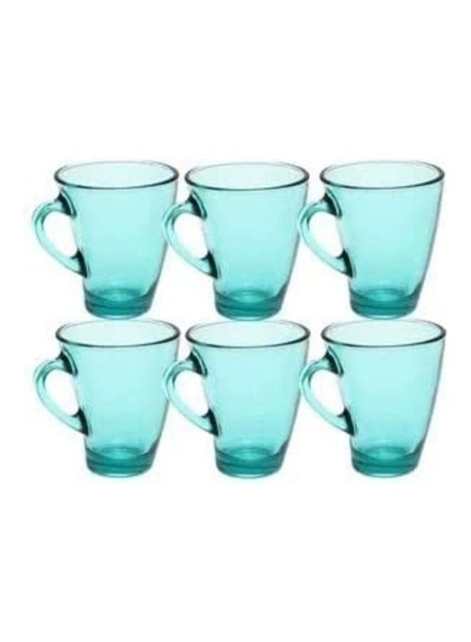 Pasabahce Pasabahce Tea Mug Set Penguen -6 Cups- 295 Ml -Turkey Origin Turquoise - Image 1
