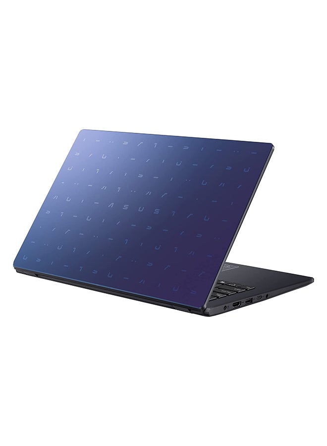 E410MA Laptop With 14-Inch HD Display, Celeron N4020 Processor/4GB RAM/128GB SSD/Intel HD Graphics/Windows 11/International Version English peacock blue