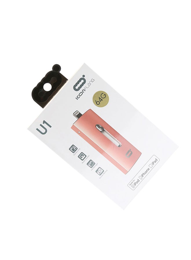 ICONFLANG MFi Certified USB Flash Drive Connector Gold  - Image 4